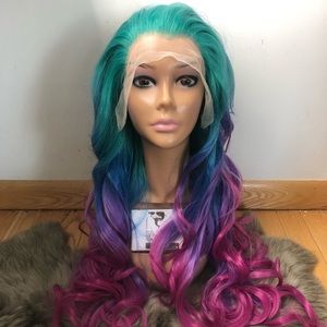 💫 24” MERMAID OMBRÉ BODY WAVY LACE FRONT WIG *NEW